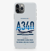 Thumbnail for Airbus A340-300 Case ProMax design on light gray iphone case promax