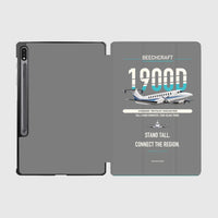 Thumbnail for Beechcraft 1900D design on gray samsung tablet tablet case