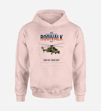 Thumbnail for Denel Rooivalk Mk 1F design on pink double-side hoodie, single-side print