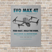 Thumbnail for Autel EVO Max 4T vertical canvas print - no frame - light gray background