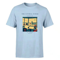 Thumbnail for VINTAGE G4093 - The Control Tower - Premium T-Shirt design on lightblue premium t shirt