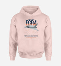 Thumbnail for Eurofighter Typhoon FGR4 design on pink double-side hoodie, single-side print