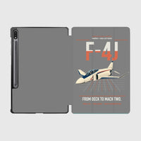 Thumbnail for F-4J Phantom II design on gray samsung tablet tablet case