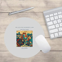 Thumbnail for VINTAGE G4435 - The Navigator's Retirement Globe - Designed Mouse Pads design on lightgray round