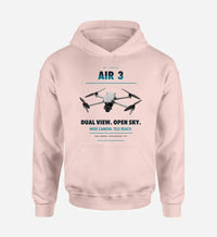 Thumbnail for DJI Air 3 design on pink hoodie single side