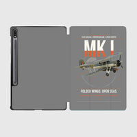 Thumbnail for Fairey Swordfish Mk I design on gray samsung tablet tablet case