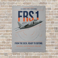Thumbnail for British Aerospace Sea Harrier FRS.1 vertical canvas print - no frame - light gray background
