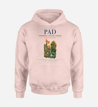 Thumbnail for Paderborn Lippstadt Airport (PAD) design on pink hoodie single-side print