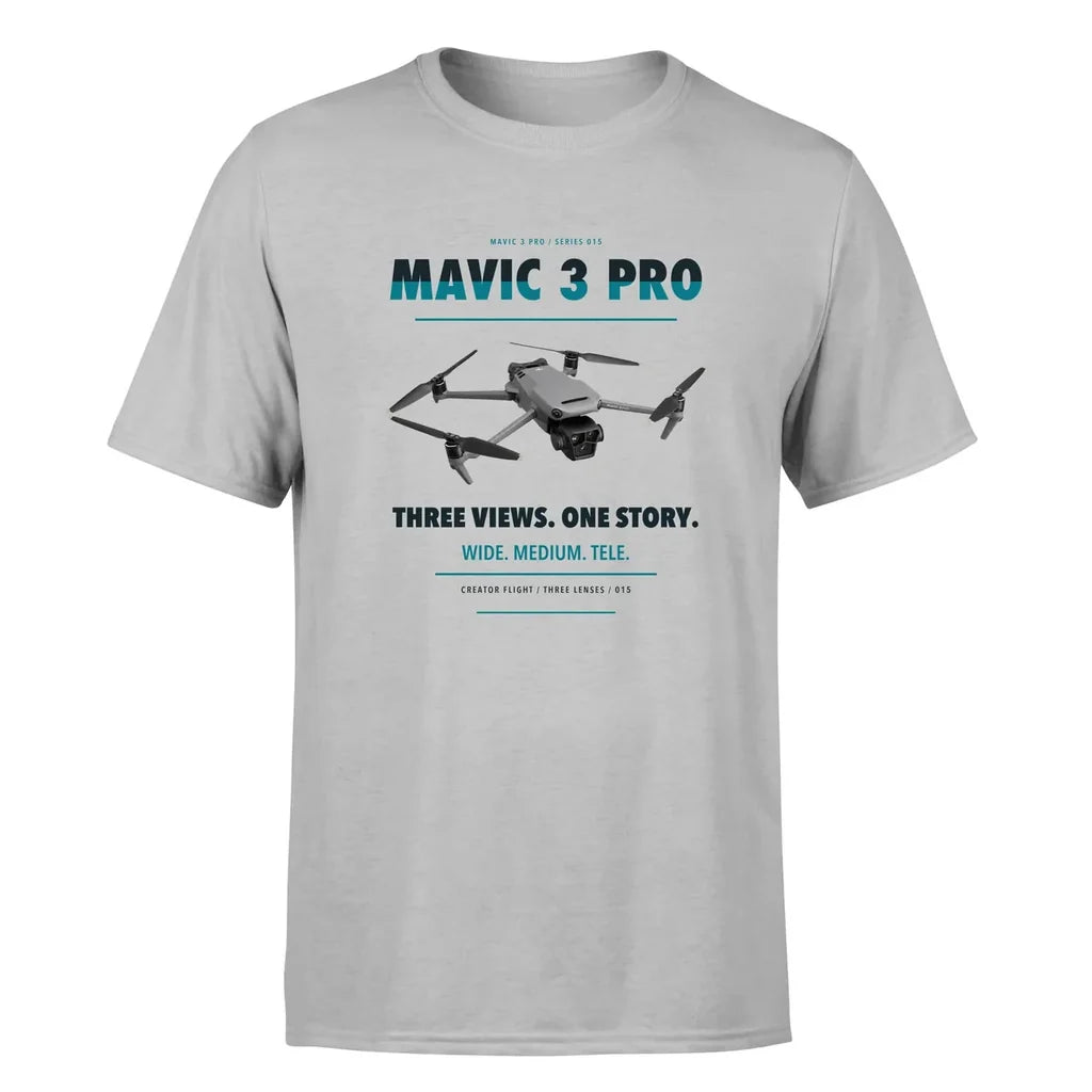 DJI Mavic 3 Pro design on light gray single side