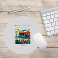 Thumbnail for VINTAGE G4460 - The Delta Wing Debut - Designed Mouse Pads design on lightgray round