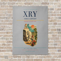 Thumbnail for Jerez Airport XRY vertical canvas print - no frame - light gray background