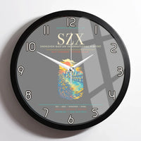 Thumbnail for Shenzhen Bao'an International Airport SZX Wall-Clock Framed - Gray