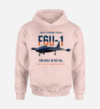 Thumbnail for F6U-1 PIRATE design on pink hoodie single side