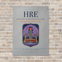 Thumbnail for Robert Gabriel Mugabe International Airport HRE vertical canvas print - no frame - light gray background