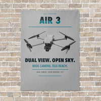 Thumbnail for DJI Air 3 vertical canvas print - no frame - light gray background