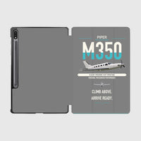 Thumbnail for Piper M350 design on gray samsung tablet tablet case