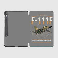 Thumbnail for F-111F Aardvark design on gray samsung tablet tablet case