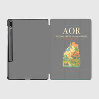 Thumbnail for Sultan Abdul Halim Airport (AOR) design on gray samsung tablet tablet case