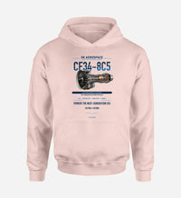 Thumbnail for CF34-8C5 design on pink hoodie single side