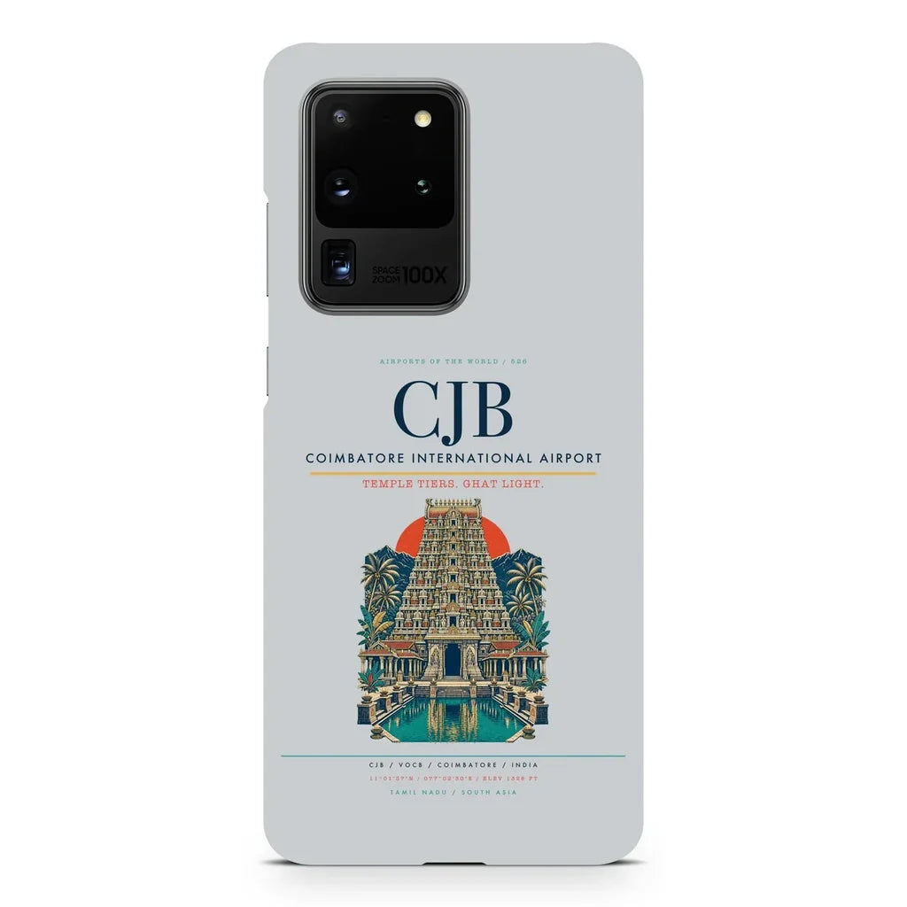 Coimbatore International Airport CJB Samsung Case - Light Gray