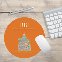 Thumbnail for Biju Patnaik International Airport (BBI) design on orange round mouse pad