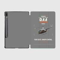 Thumbnail for Robinson R44 Raven II design on gray samsung tablet tablet case