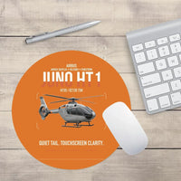 Thumbnail for Airbus H135 Juno HT1 design on orange round mouse pad