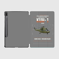 Thumbnail for Korea Aerospace Industries KUH-1 Surion design on gray samsung tablet tablet case