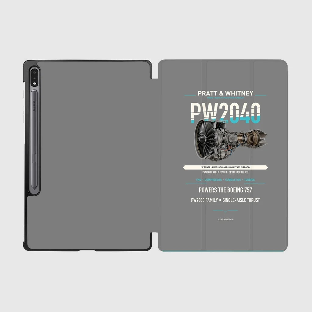 PW2040 design on gray samsung tablet tablet case