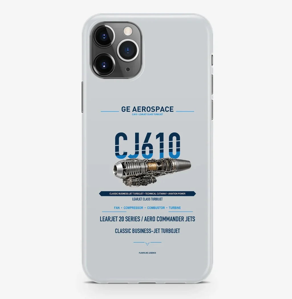 CJ610 Case ProMax design on light gray iphone case promax