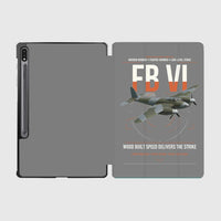 Thumbnail for de Havilland Mosquito FB VI design on gray samsung tablet tablet case