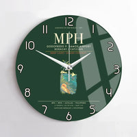 Thumbnail for Godofredo P. Ramos Airport Boracay Caticlan MPH Wall-Clock No-Frame - Dark Green