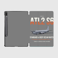 Thumbnail for Atlantique 2 Standard 6 design on gray samsung tablet tablet case