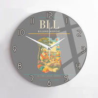 Thumbnail for Billund Airport BLL Wall-Clock No-Frame - Gray