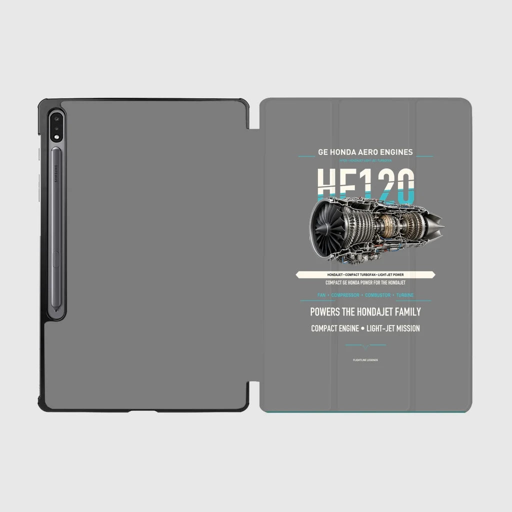 HF120 design on gray samsung tablet tablet case