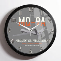 Thumbnail for MQ-9A Reaper design on gray framed wall clock