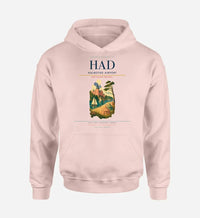 Thumbnail for Halmstad Airport (HAD) design on pink hoodie single-side print