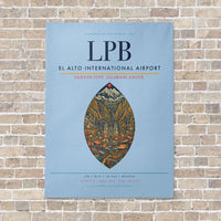 Thumbnail for El Alto International Airport LPB - Canvas No Frame - Light Blue