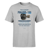 Thumbnail for PW4000-100 design on light gray single side