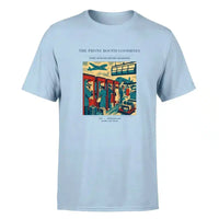 Thumbnail for VINTAGE G4382 - The Phone Booth Goodbyes - Premium T-Shirt design on lightblue premium t shirt