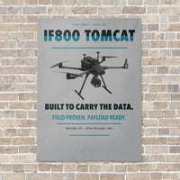 Thumbnail for Inspired Flight IF800 Tomcat vertical canvas print - no frame - light gray background