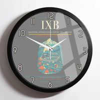 Thumbnail for Bagdogra International Airport (IXB) design on gray framed wall clock