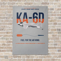 Thumbnail for KA-6D Intruder vertical canvas print - no frame - light gray background