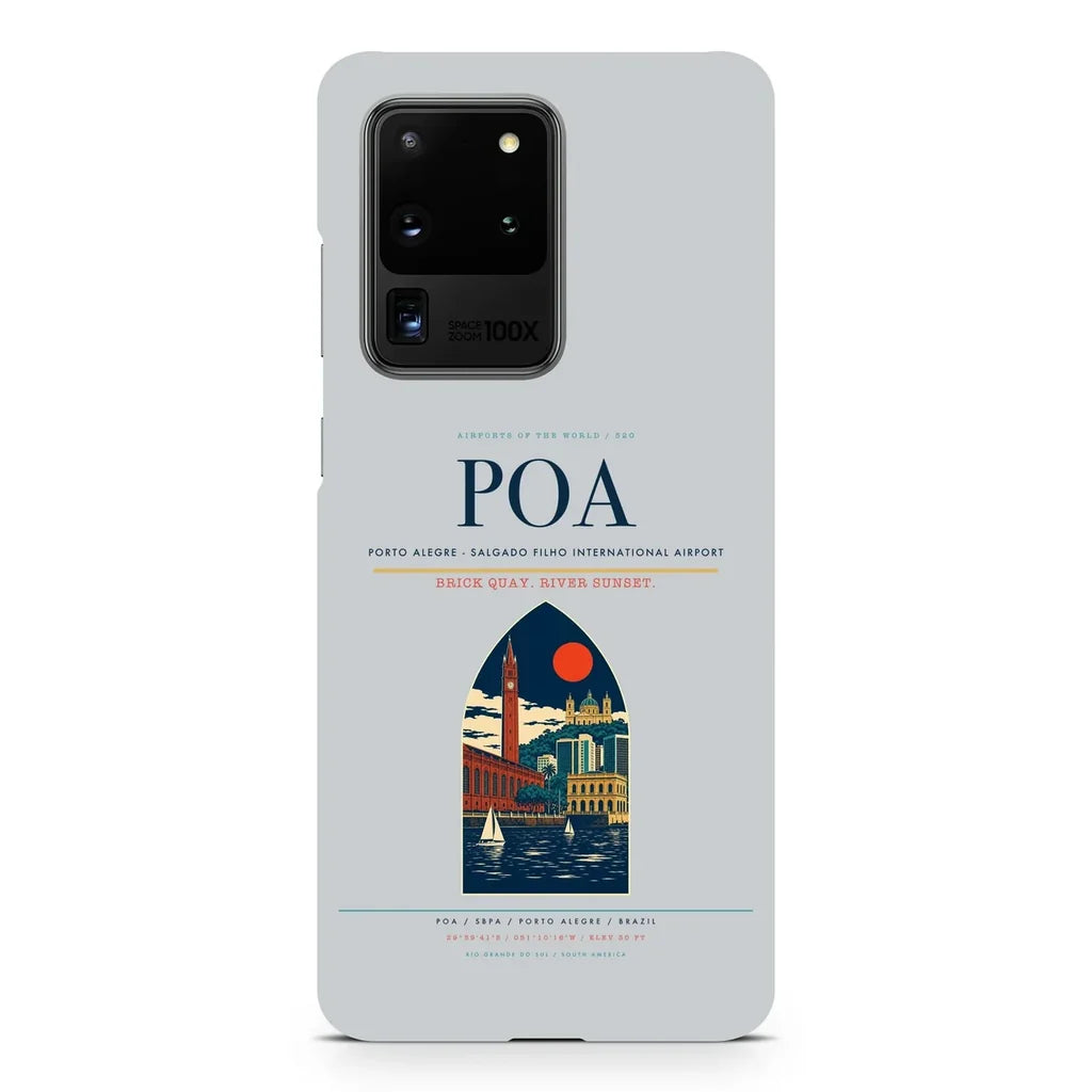 Porto Alegre - Salgado Filho International Airport POA Samsung Case - Light Gray
