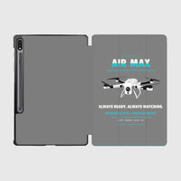 Thumbnail for Percepto Air Max design on gray samsung tablet tablet case