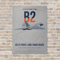 Thumbnail for Avro Vulcan B2 vertical canvas print - no frame - light gray background