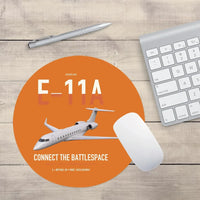 Thumbnail for E-11A BACN design on orange round mouse pad