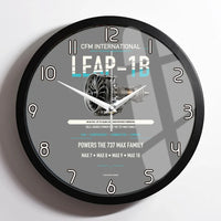 Thumbnail for CFM LEAP-1B design on gray framed wall clock