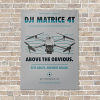 Thumbnail for DJI Matrice 4T vertical canvas print - no frame - light gray background
