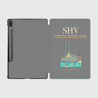 Thumbnail for Shreveport Regional Airport (SHV) design on gray samsung tablet tablet case